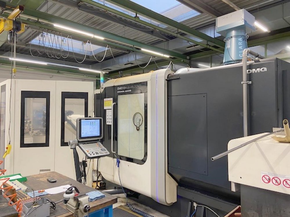 Centro di lavorazione orizzontale DMG DMC 55H duoBLOCK