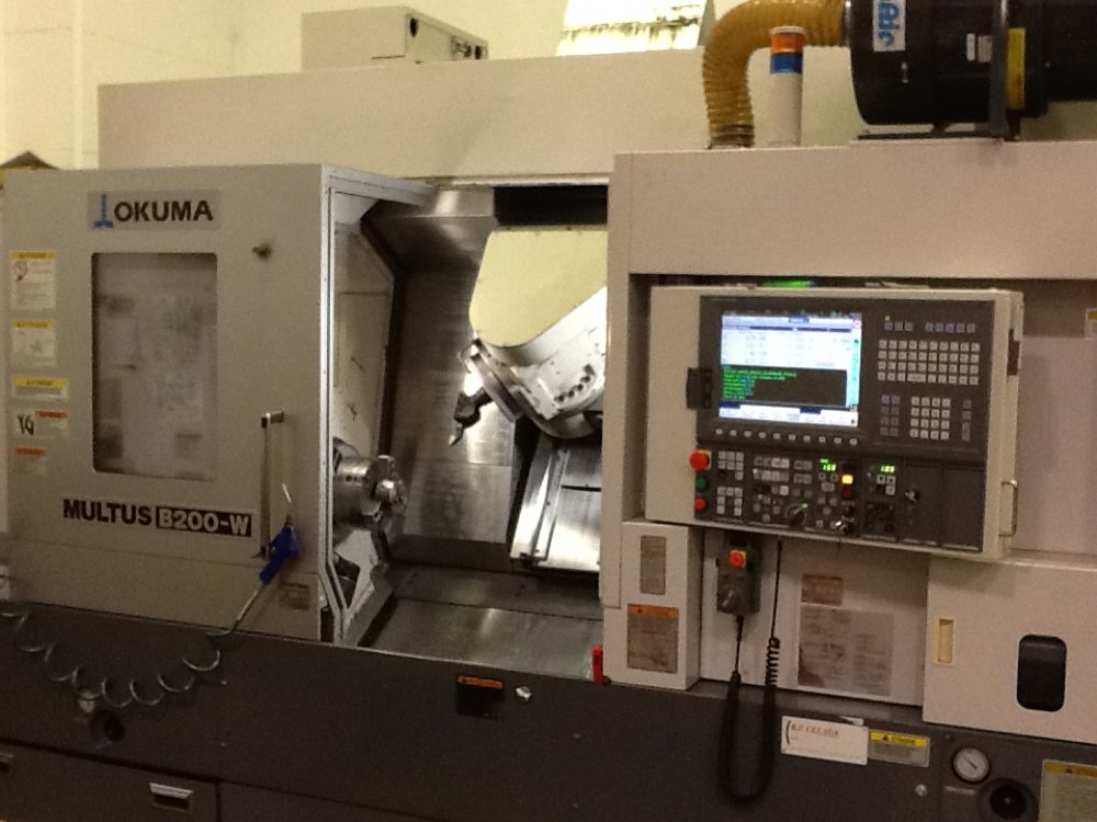 Lathe cnc lathe OKUMA MULTUS B200-MW