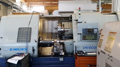 Lathe cnc lathe HWACHEON