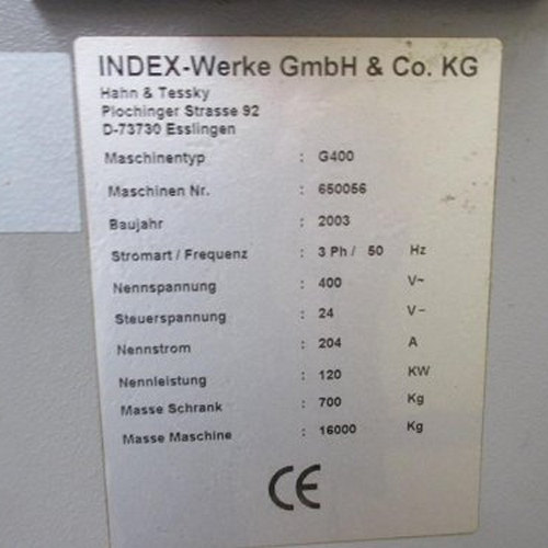 CNC Drehmaschine INDEX