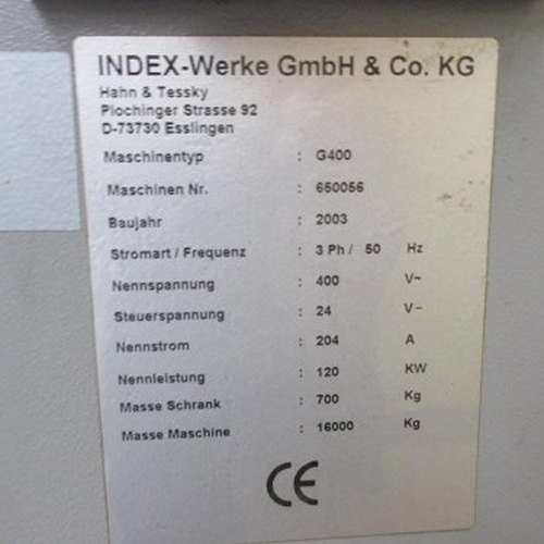 Tornio a CNC INDEX