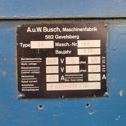 Fresatrice FRESATRICE PER VITI BUSCH SO CNC