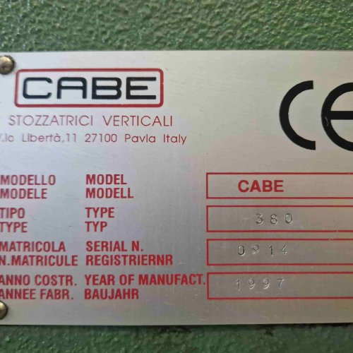 Stozzatrice CABE 380 ST