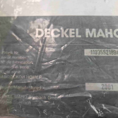 Fresatrice verticale DECKEL MAHO DMU 50 T CNC