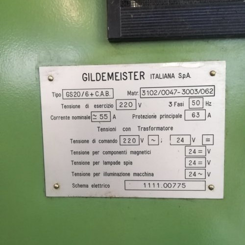 Torno multimandril GILDEMEISTER