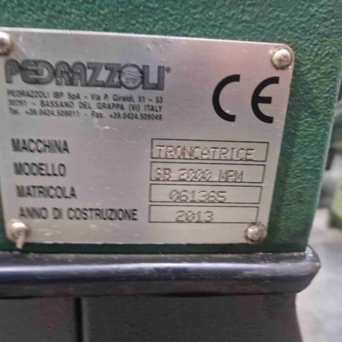 Segatrici PEDRAZZOLI SUPER BROWN 2000 MRM