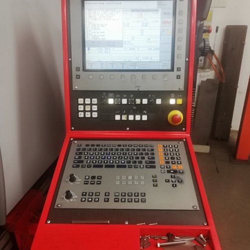 Centro di lavorazione verticale EMCO FAMUP A MONTANTE MOBILE MOD. MMV 200-80LD