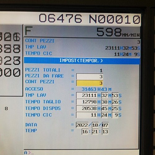 Centro di lavorazione orizzontale TONGTAI TOPPER MOD. HA-500II