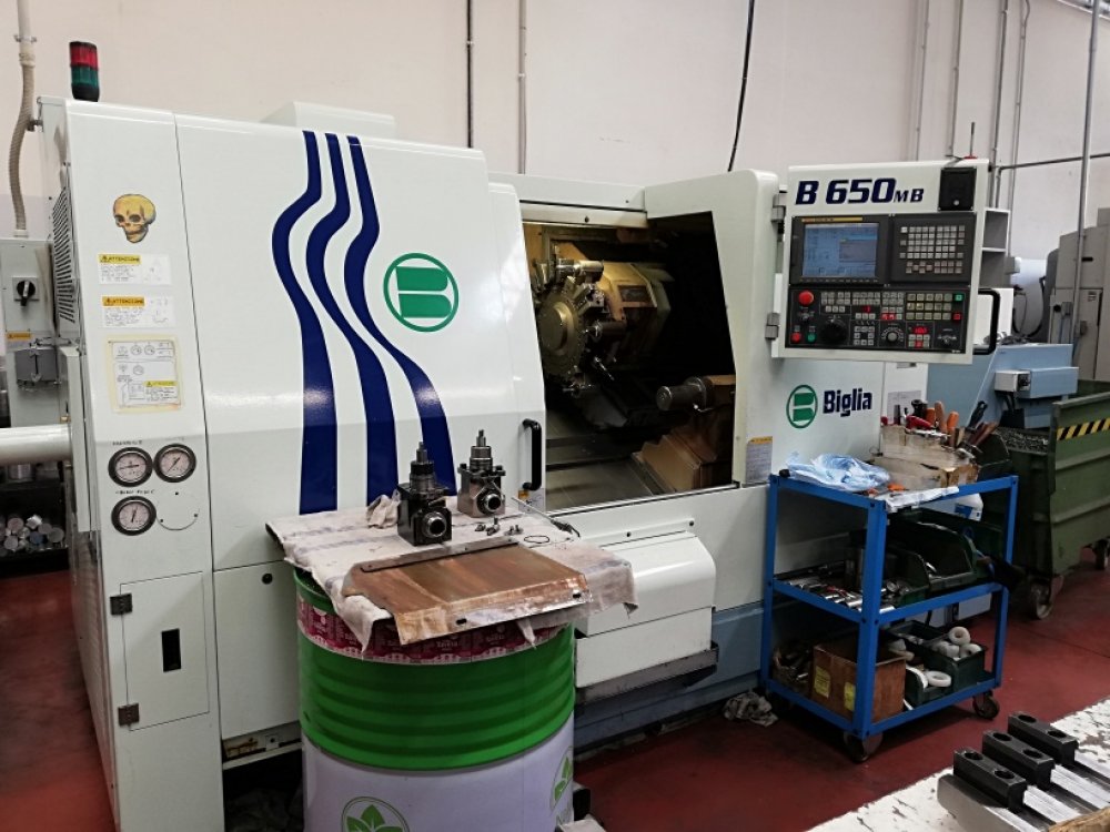 Tornio a CNC BIGLIA mod.B650/MB