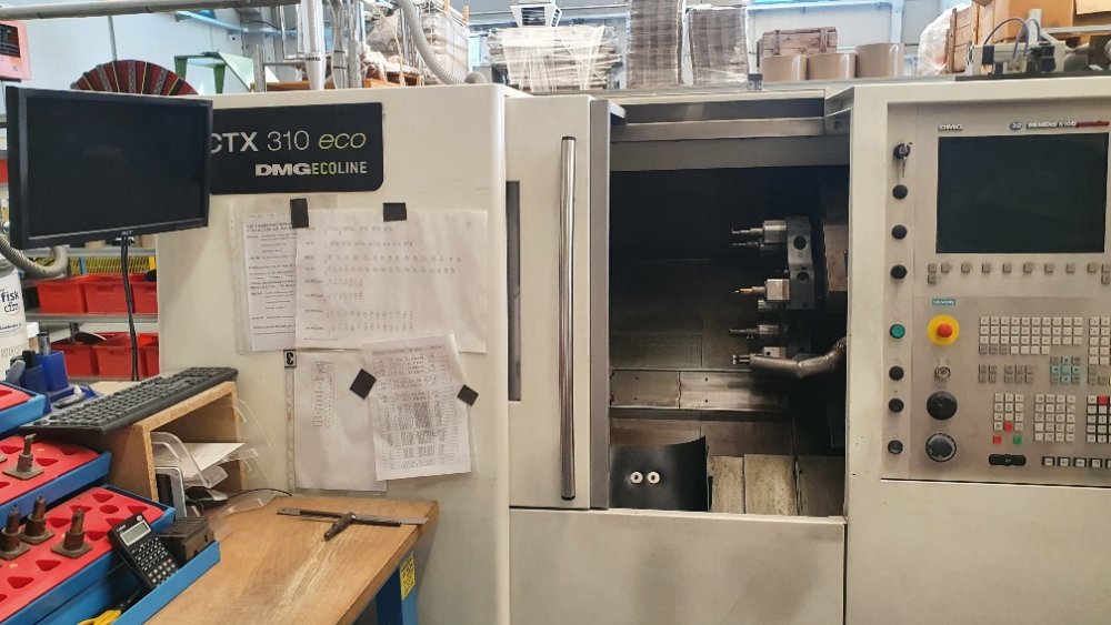 Tour à CNC DMG ECOLINE CTX 310