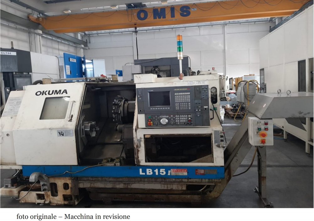 Tornio a CNC OKUMA LB 15