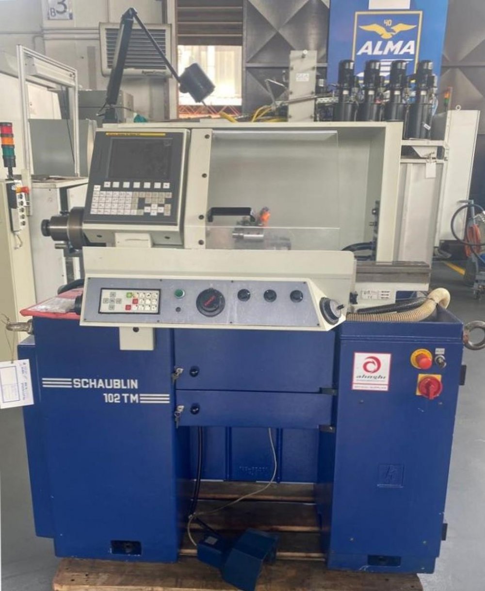 Tornio a CNC SCHAUBLIN 102 TM CNC